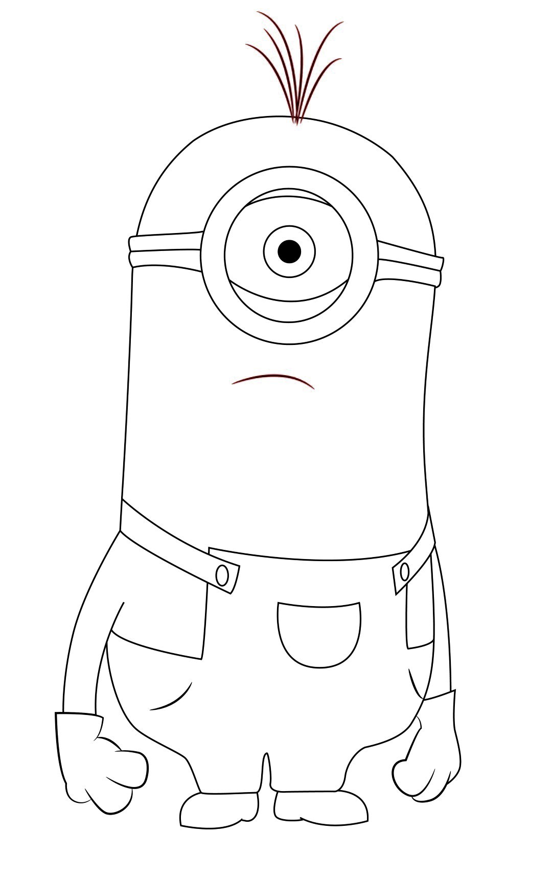 despicable me coloring pages kevin - photo #5