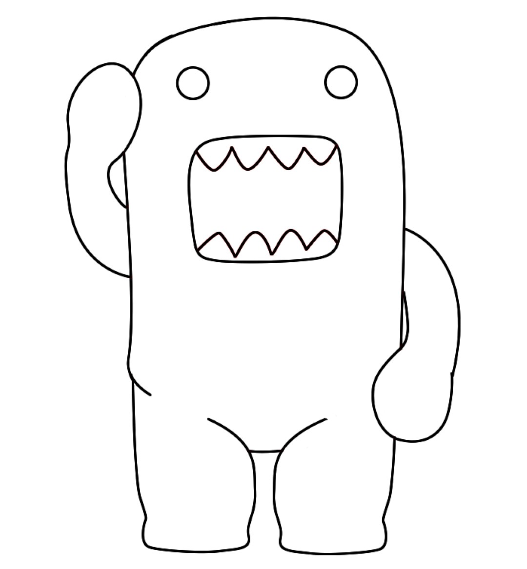 10 Domo Coloring Pages Printable for Adults: Unleash Your Inner Creativity