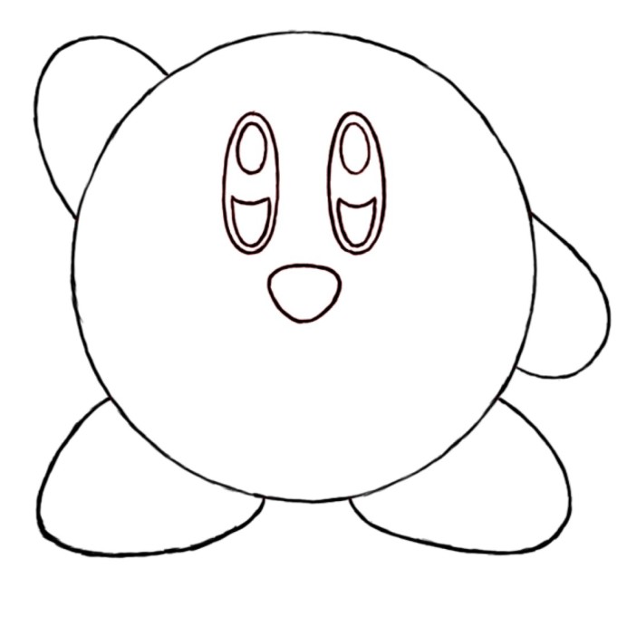 kirby coloring pages - photo #28