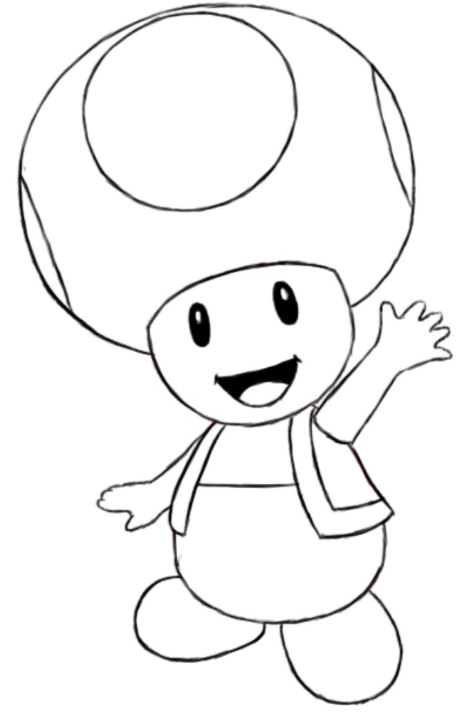 toad coloring pages - photo #2