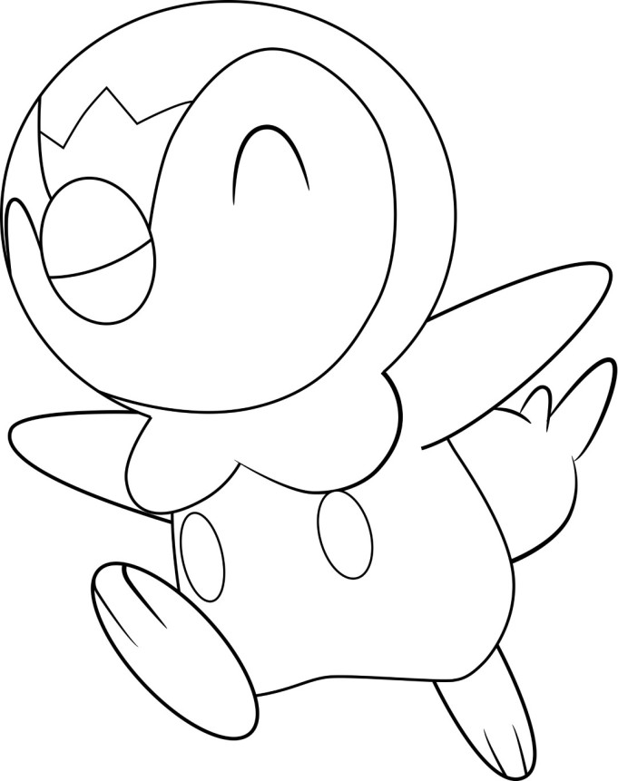 coloring pages pokemon piplup - photo #15